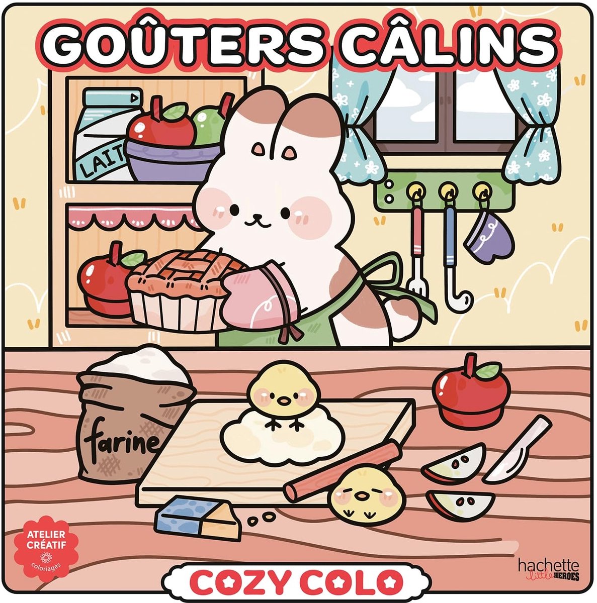 Hachette Heroes Atelier Créatif Autres Lizenzen Cozy Colo Cozy Colo – Gouters Calins – Hachette – Malbuch für Erwachsene