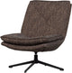 Woood Milaro Drehsessel – Polyester – Braun meliert – 88 x 75 x 94