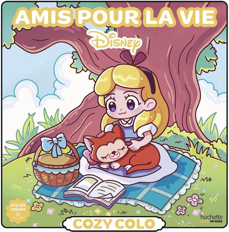 Hachette Heroes Atelier Créatif Disney Cozy Colo Disney – Amis pour la vie – Hachette – Malbuch für Erwachsene