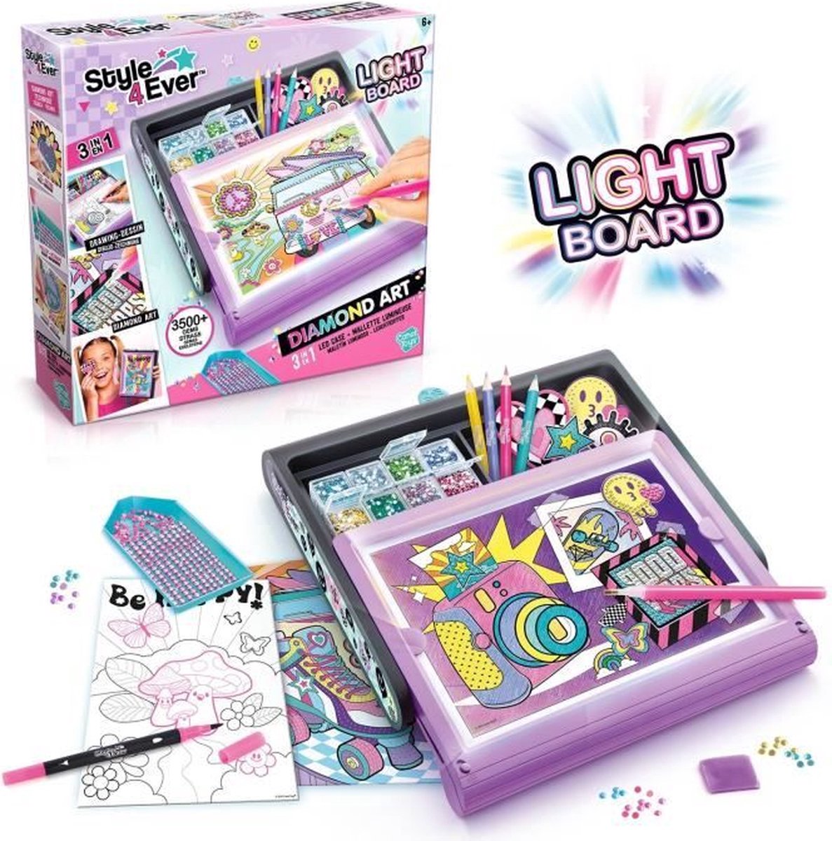 Canal Toys Diamond Art 3-in-1-LED-Gehäuse