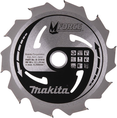 Makita Zubehör Kreissägeblatt | Holz | 165x20x10t 15g - b-31918
