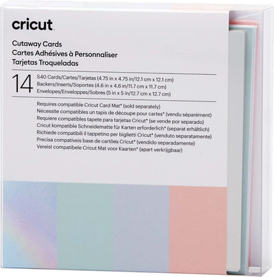 Cricut • Cutaway-Karten Pastell R40