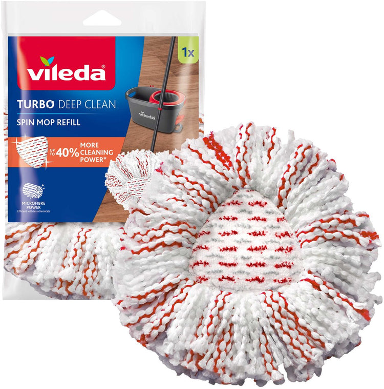 Vileda 1066785 – Turbo 3-in-1-Ersatz | 5 Stück