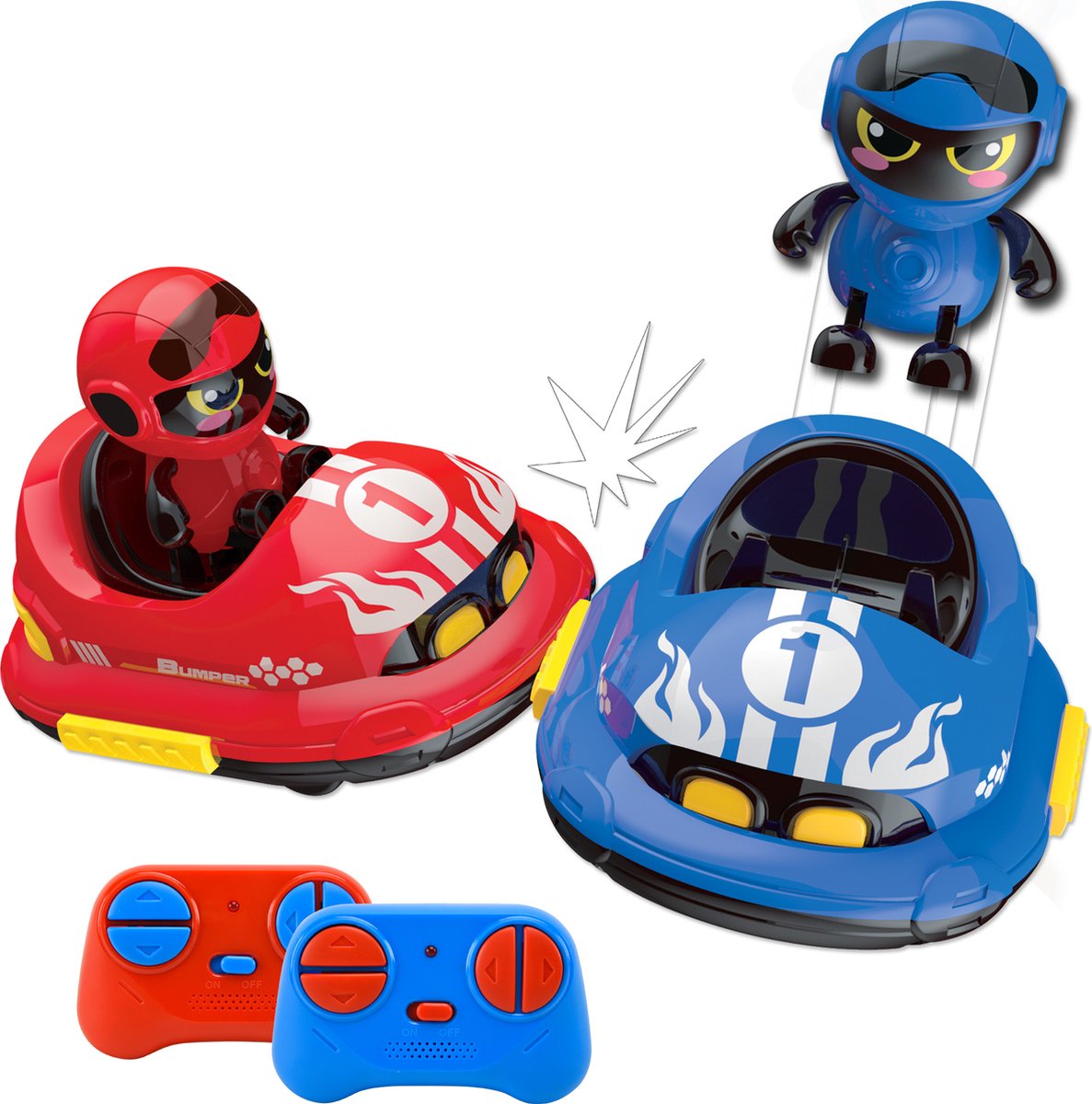 RC Gear2Play Controllable RC Battle Stoßstange -Stoßstangenautos