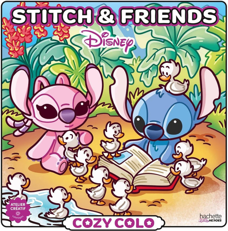 Hachette Heroes Cozy Colo – Stitch Friends – Hachette – Malbuch für Erwachsene