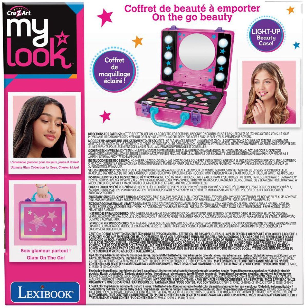 Lexibook illuminated beauty studio