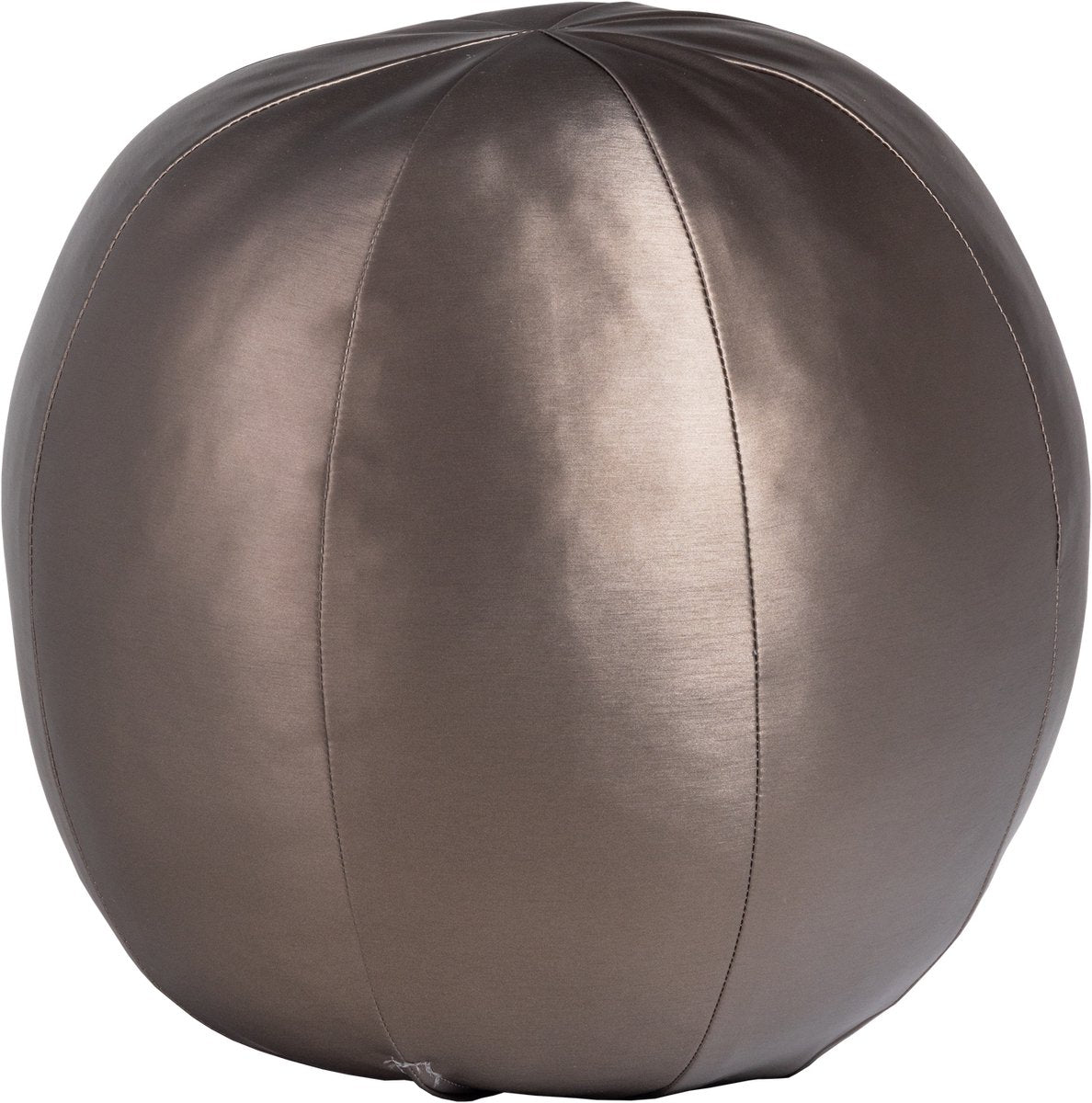 Woood Rodeoballkissen groß – Metallic – Kupferbraun – 37 x 37 x 37