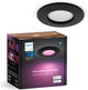 Philips Hue Inbouwspot Dun - Weiß und farbiges Licht - ø90mm - Schwarz