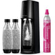 Sodastream Sprudelwassermaschine Terra Megapack Schwarz