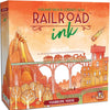 White Goblin Games Railroad Ink – Würfelspiel in feuerroter Version
