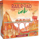 White Goblin Games Railroad Ink – Würfelspiel in feuerroter Version