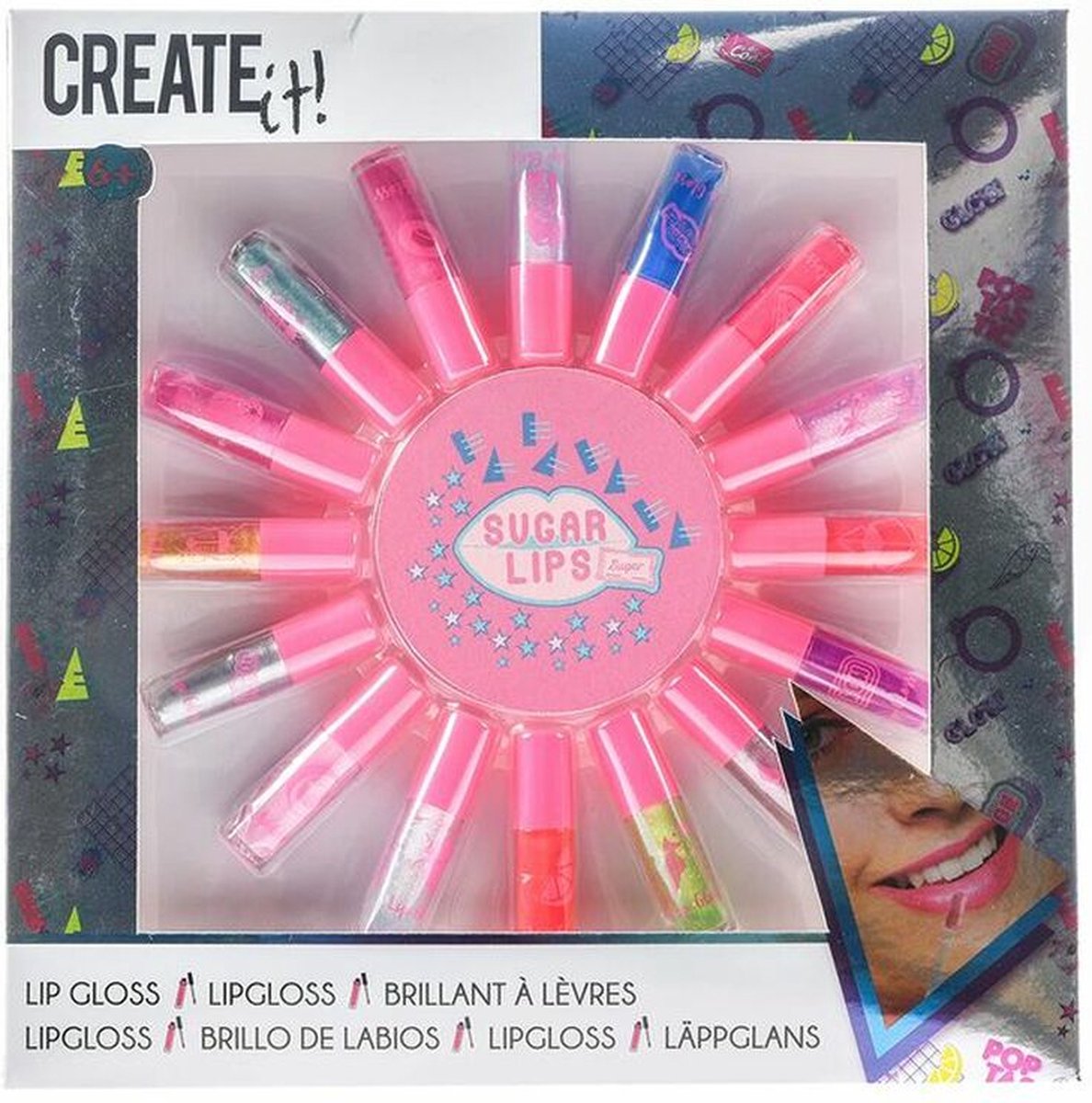 Erstelle es! Poptastischer Mini Lipgloss, 16dlg.