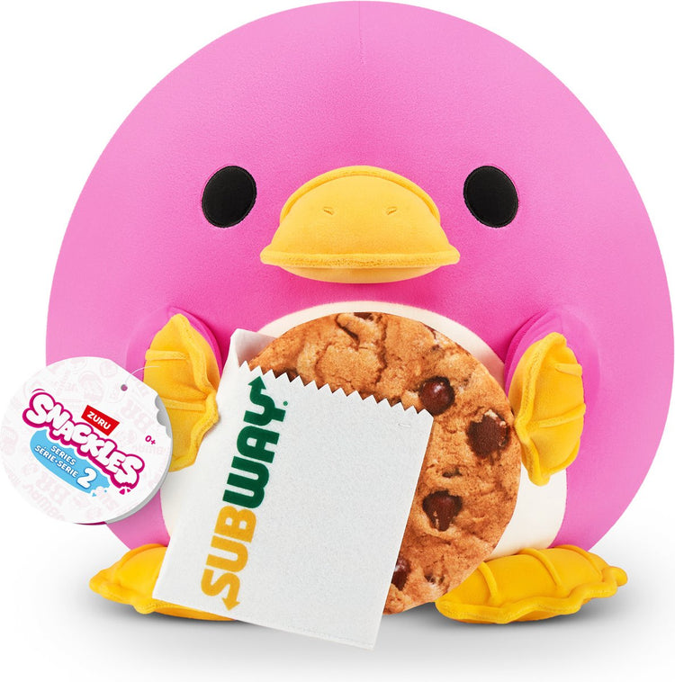 Snackles-Serie 2 – Schnabeltier Whitney mit Subway-Keks – 20 cm von Zuru