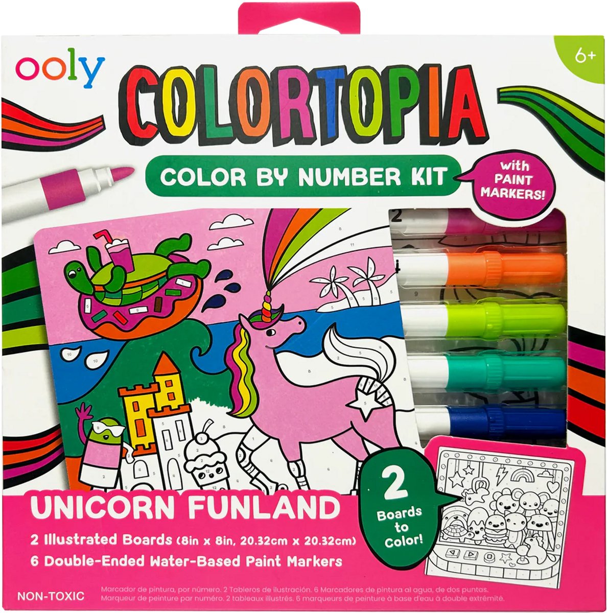 Ooly – Colortopia – Malen nach Zahlen – Einhorn-Funland