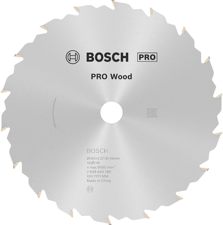 Bosch cirkzb speed 160x16x2,4 18t fz wz