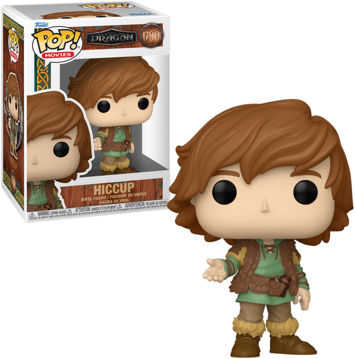 Funko „How to Train a Dragon Hiccup“ Vinylfigur 1790 Unisex Pop! - neutral - Standard