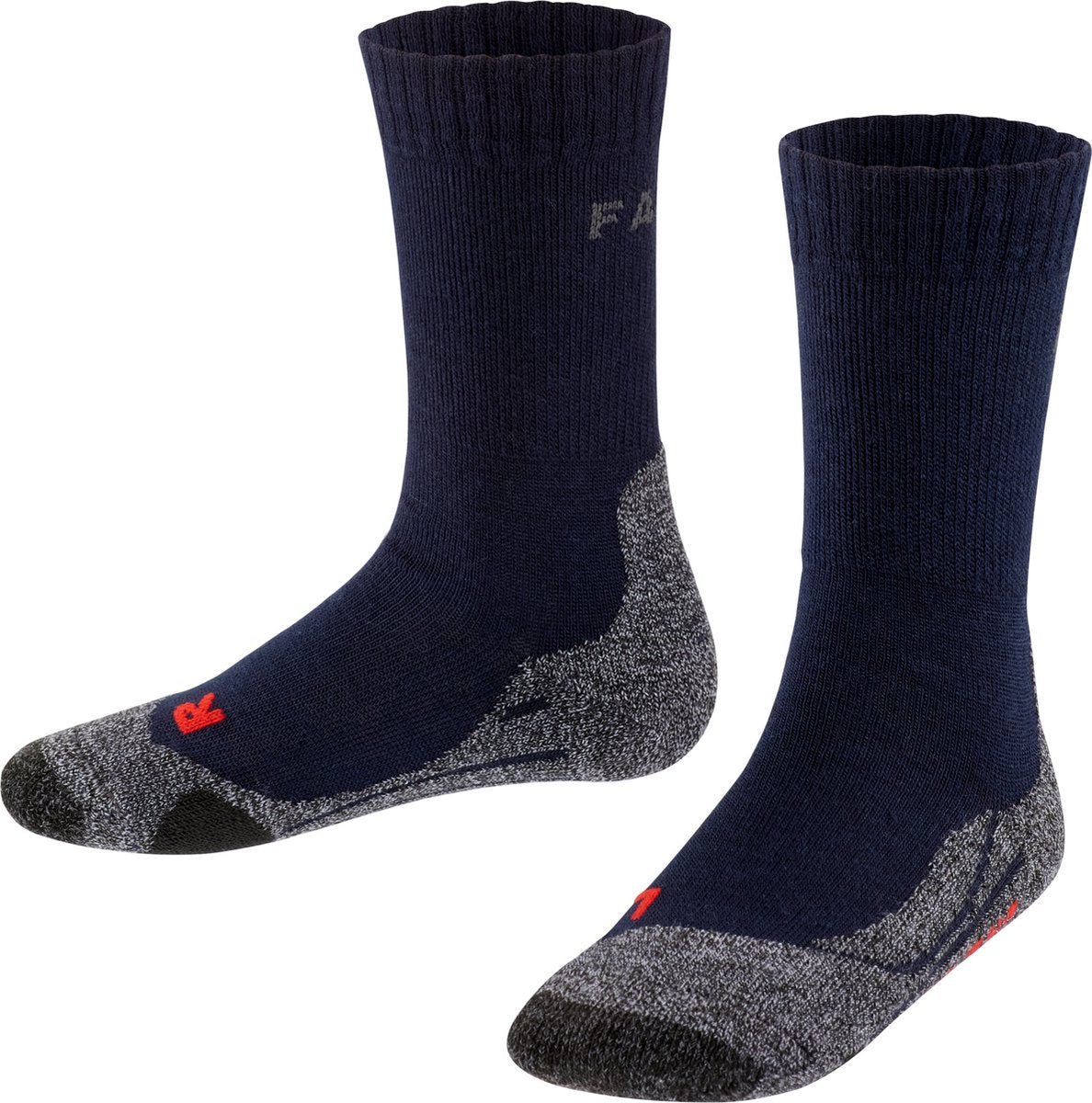 Falke TK2 Anti-Blister Wandersocken aus dickem Woll-Funktionsmaterial Kinder blau - Größe 27-30