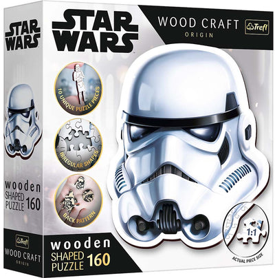 Trefl Puzzle Star Wars Stormtrooper Helm aus Holz 160 Teile FSC.