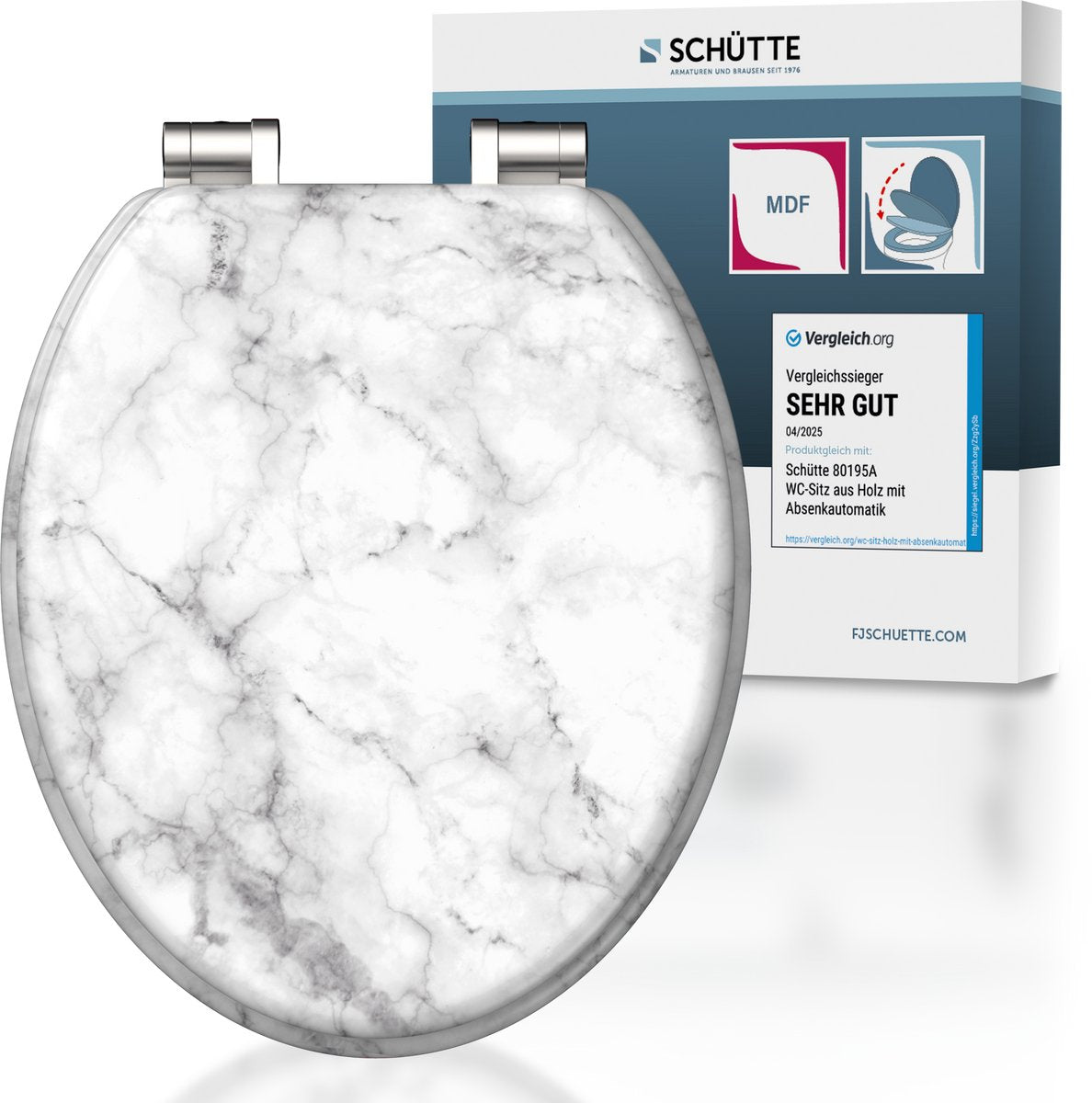 Schütte Schütte Toilettensitz mit weicher Murmeltiersteine