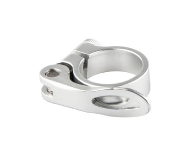 Sattelstützenklemme Alu 34,9 Silber