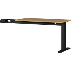 Schreibtischverlängerung Germania 4241-582 braun 870 mm (H)