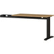 Schreibtischverlängerung Germania 4241-582 braun 870 mm (H)