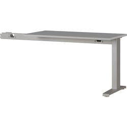 Schreibtischverlängerung Germania 4241-583 grau 870 mm (H)