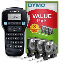 Ty Label Maker Dymo Label Manager QWER Schwarz 350 g Vorteilspackung