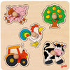 Goki Holz Nick Puzzle Farm