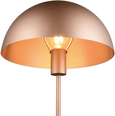 Trio Nola - Tischleuchte - Mokka - exkl. 1x E27 4,9 W - Schnurschalter