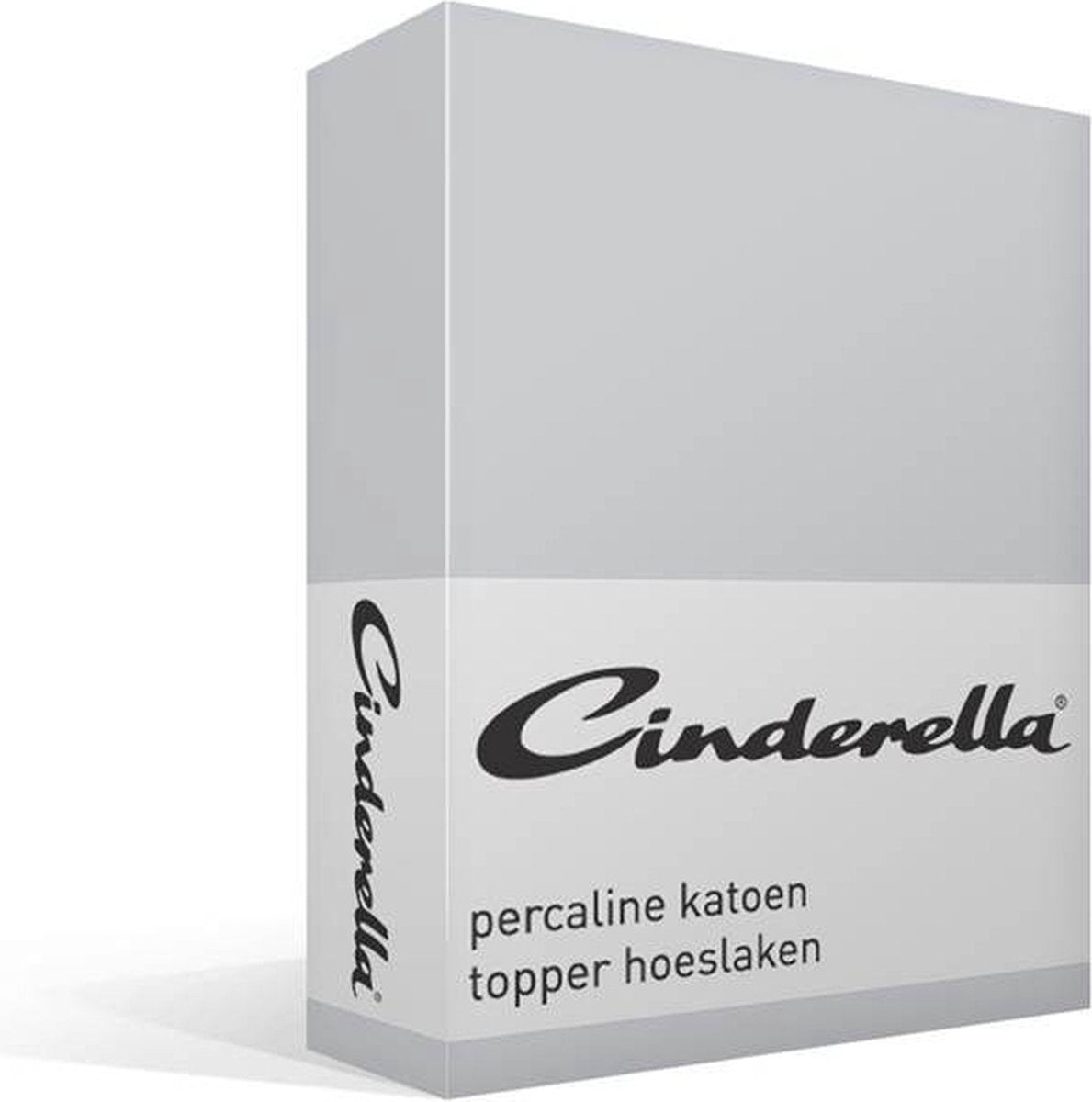 Cinderella Weekend - Topper-Spannbettlaken (bis 15 cm) - Baumwolle - 200x210 cm - Hellgrau