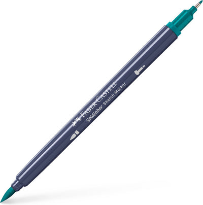 Faber-Castell Skizzenmarker – Goldfaber – 1 Stück – 313 dunkles Kobaltgrün – Alkoholmarker – FC-164700