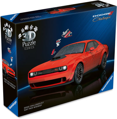 Ravensburger 3D-Puzzle Iconics Dodge Challenger - 167 Teile.
