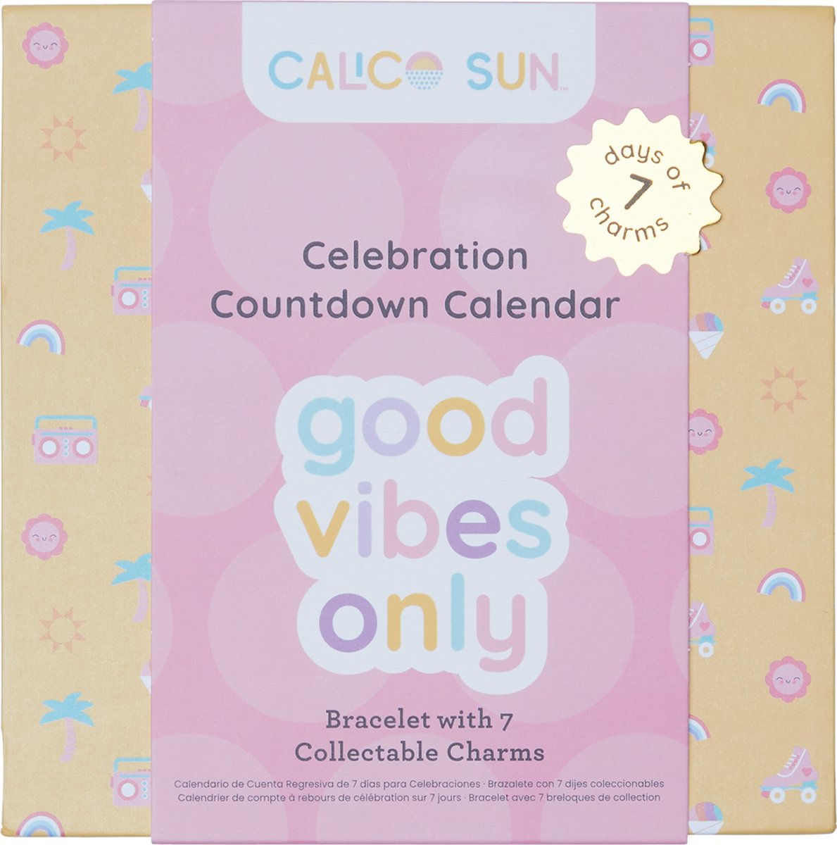 Kaliko-Sonnen-Countdown-Feierkalender, nur gute Schwingungen
