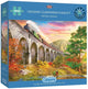 Gibsons – Überquerung des Glenfinnan-Viadukts (von Dominic Davison) – 1000 Teile 68 × 49 cm (B × H) – Puzzle für Erwachsene