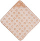 Jollein Badeumhang Baby – Jersey-Frottee – 75 x 75 cm – Jacquard – Blume