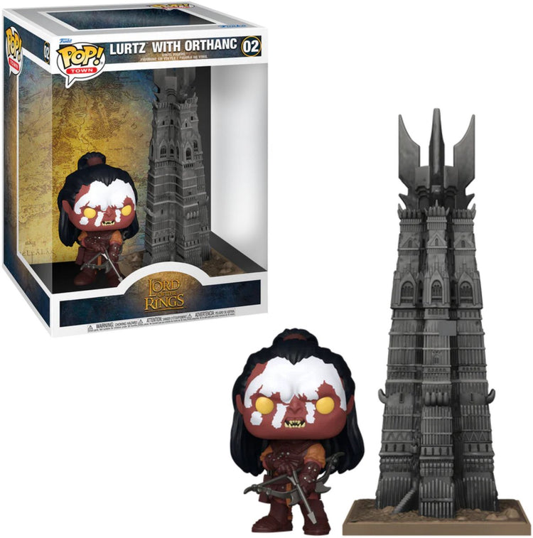 Der Herr der Ringe Lurtz mit Orthanc (Pop! Town) Vinylfigur 02 Unisex Funko Pop! - neutral - Standard