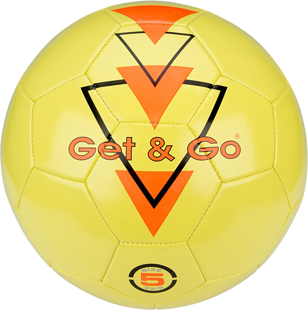 Get Go Fußball – Triangle Speed – fluoreszierendes Gelb – Größe 5