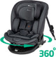 Bebeconfort evolufix 360 i-size – Autositz – schwarz getönt – von der Geburt bis zum 12. Lebensjahr
