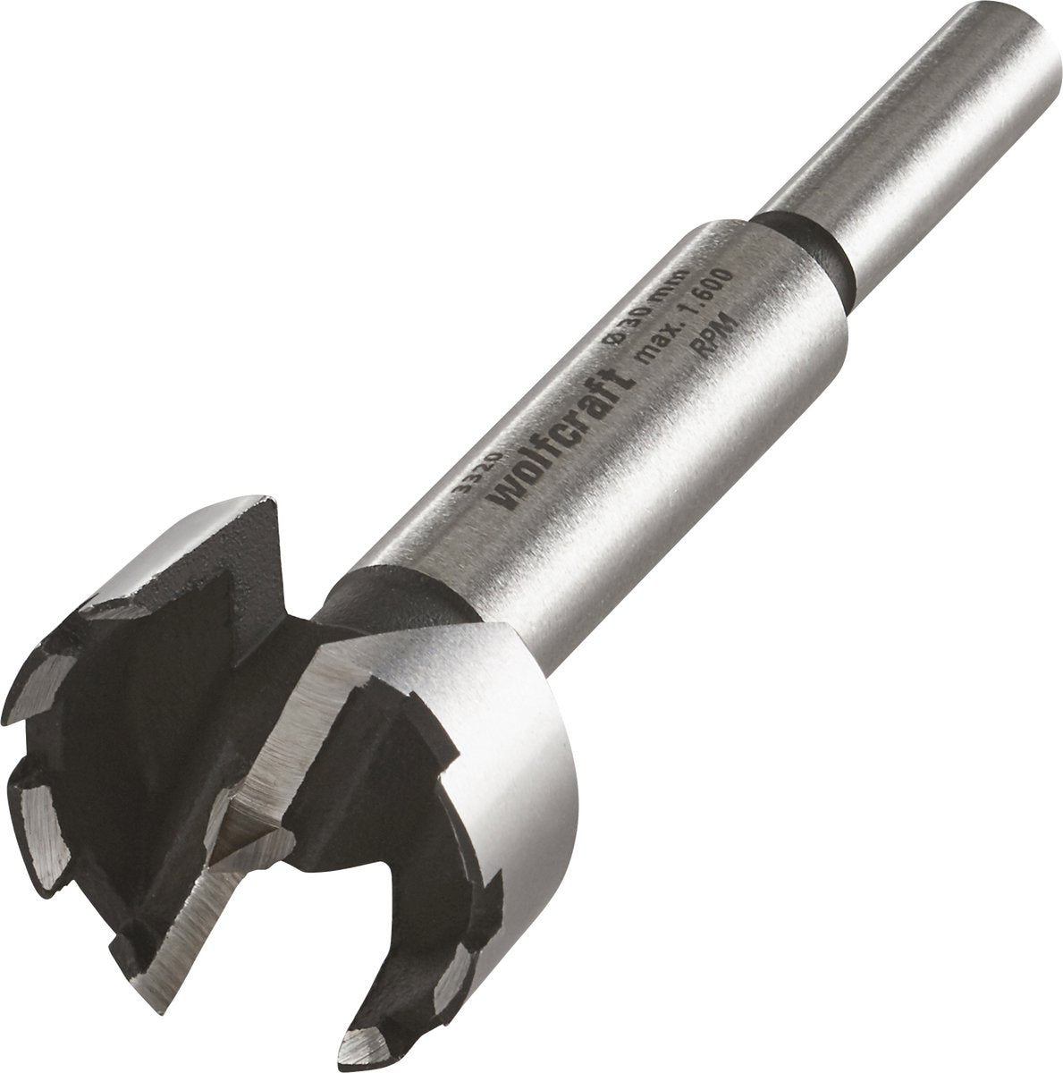 Wolfcraft – Scharnierbohrer 30 mm – Forstnerbohrer – Holzzylinderbohrer – 3320000