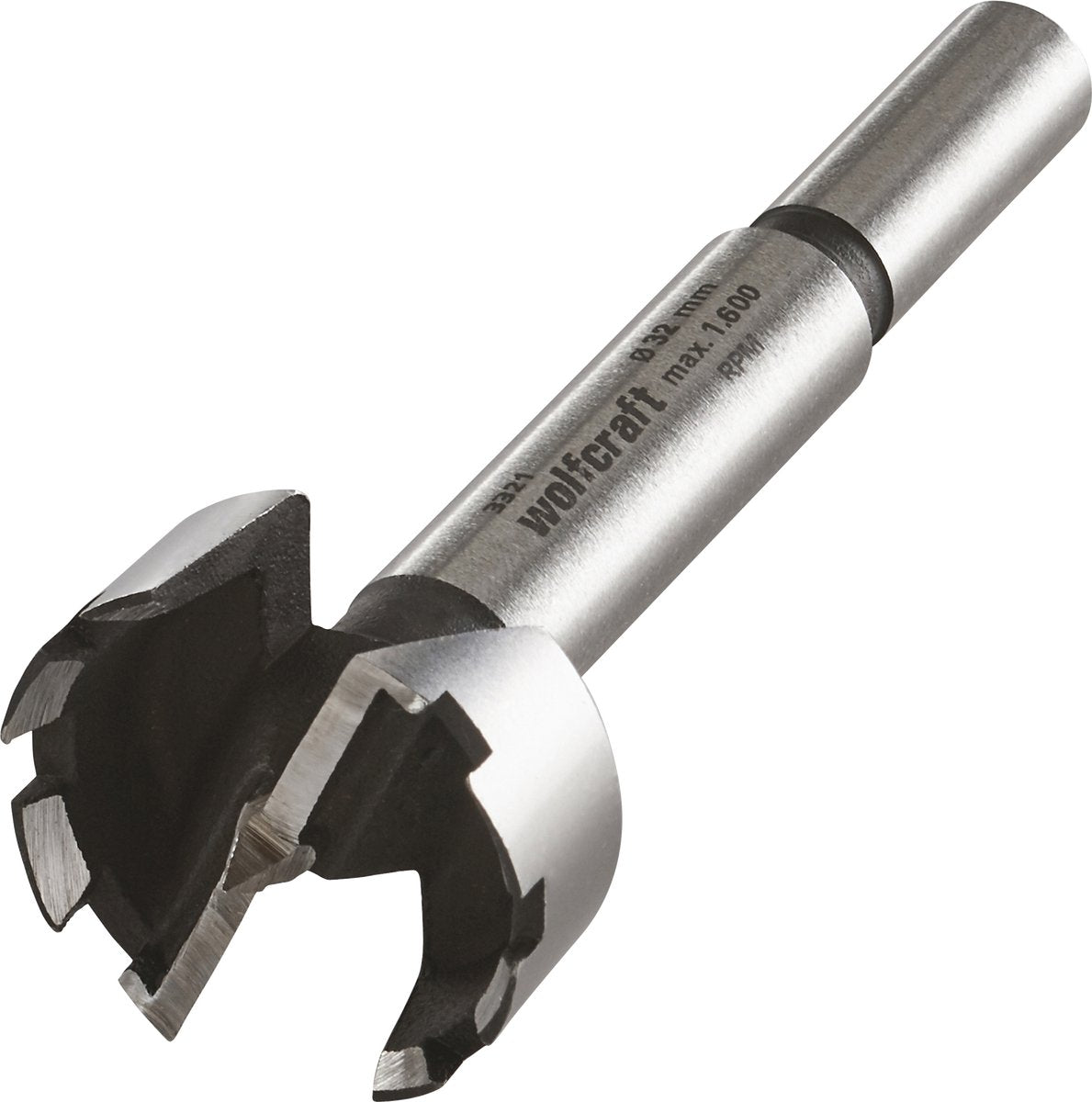 Wolfcraft – Scharnierbohrer 32 mm – Forstnerbohrer – Holzzylinderbohrer – 3321000