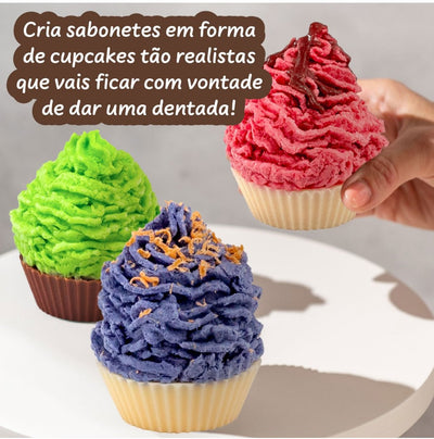 Science 4 you Science4you Cupcake-Backset – kreatives Hobby-Set mit Formen, Toppings und Anleitung – für Teenager