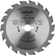 Wolfcraft - Kreissägeblatt 130x16mm - 18 Zähne - Sägeblatt für Kreissäge - Serie grün - 6356000