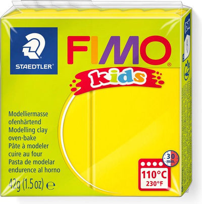 Fimo Kids Mountain Klei Geel, 42gr