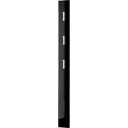 Wandgarderobe Germania 3255-83 1700 x 150 x 40 mm schwarz