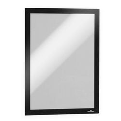 Langlebige Informationsliste, Duraframe, A4, PVC, nicht magnetisch, schwarz