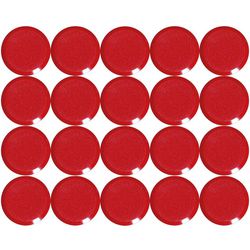 Whiteboard-Magnete Maul 6176125 rot, 20 Stück