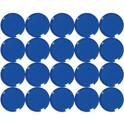 Whiteboard-Magnete Maul 6176135 blau, 20 Stück