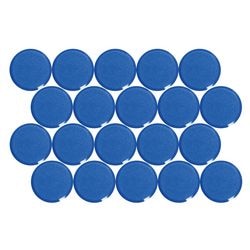 Whiteboard-Magnete Maul 6177135 blau, 20 Stück