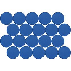 Whiteboard-Magnettafel 6178135 blau, Packung mit 20 Stück